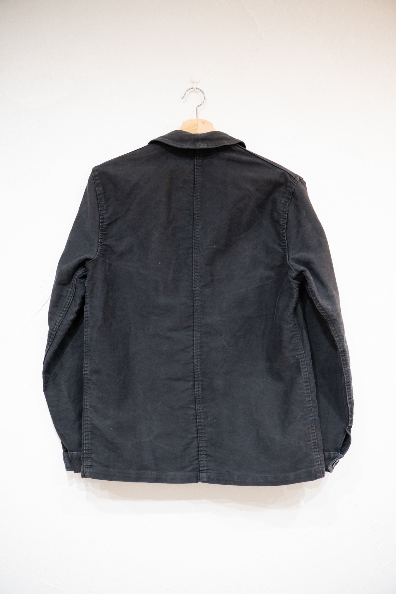 40s black moleskin jacket 