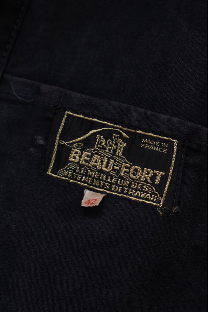 40s black moleskin jacket 